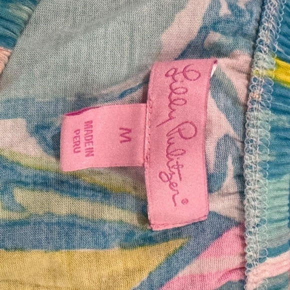 Lilly Pulitzer Women Tamiami Off-the-Shoulder Top Medium Ruffle EUC Resortwear - Picture 7 of 7